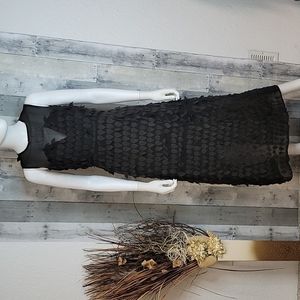 Foxiedox Feather Sleeveless Maxi Dress